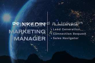 be your linkedin account and profile management manager
