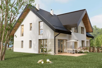 create an awesome 3d exterior house rendering