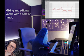 mix your vocals with a beat and make it sound radio ready