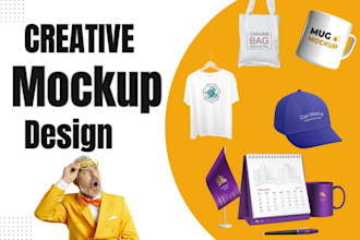 create realistic mockups for any product or design