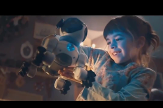 advertise your brand logo in christmas promo ad