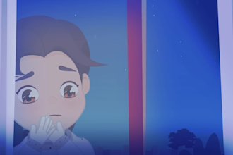 make 2d animation kids series, nursery rhymes, video clip
