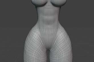 retopology model tian 3d