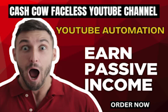 setup cash cow youtube automation create and grow faceless you tube channel