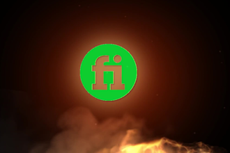do fire logo intro video with real flame 4k