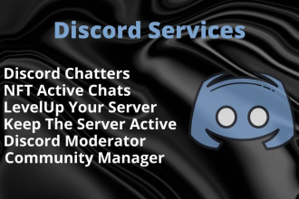 chat in your nft discord chat, discord chatter, discord manager, discord hype