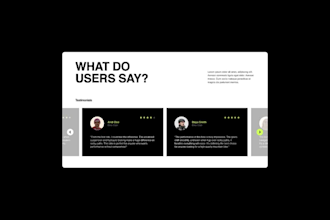 design a landing page website using figma