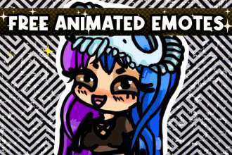 make the cutest customized emotes, sub badges for kick, twitch, youtube, stream