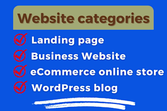 create professional responsive wordpress website for your business