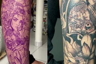 draw custom tattoo design for you