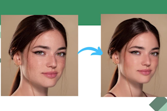 do expert photo retouching and skin retouching