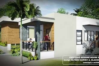create a functional modern house design in 2d and 3d layout