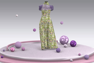 make a 3d model of your garment design in clo3d