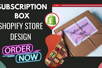 design subscription box shopify store subscription website membership website
