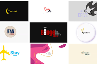 design , clean professional logo