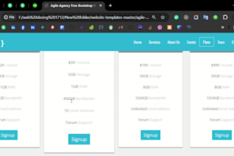 clone and develop websites using python django or flask