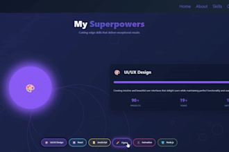 create a stunning personal resume, portfolio, or business website