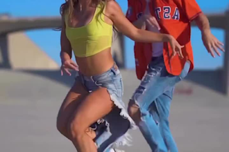 do raunchy tiktok dance twerk dance, shuffle dance, group dance, afro solo dance