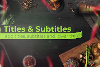 be your cooking video editor for youtube, tiktok, instagram etc