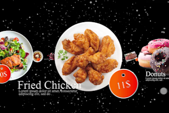 create a delectable food menu promotion for your restaurant