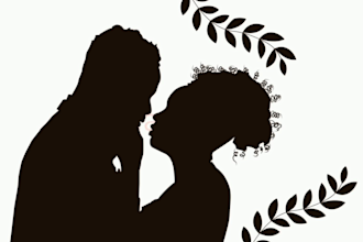 create minimalist silhouette portrait from photos
