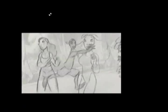 create line art animation 2d traditional animation 2d music video frame by frame