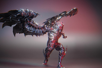 design 3d character and gameready file