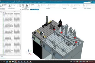 do machine designing and virtual commissioning on nx mcd