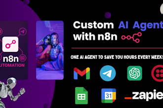 build a custom ai automation agent using n8n