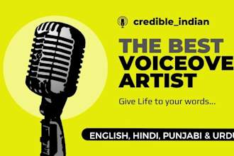 provide the most budget friendly hindi voice over to make your content viral