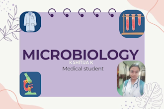 teach microbiology by medical student