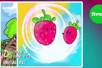 draw you stylized digital art