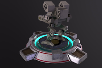 provide 3d modeling and textureing