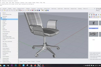 design 3d models and realistic renders in rhinoceros