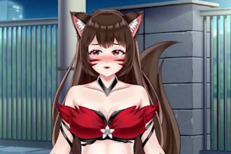 live2d vtuber model pngtuber model 2d rigging live 3d vtuber model pfp anime