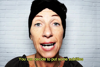 record professional video as actress