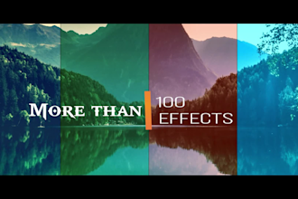 create a professional photo slideshow video