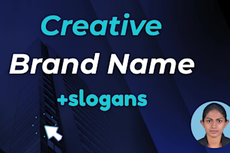 brainstorm creative brand, business, and product name ideas