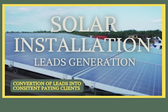 solar panel installation leads marketing google ads facebook ads promo video