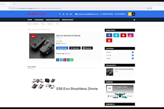 create a ecommerce website for you for free