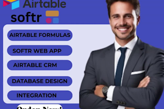airtable, airtable automations, airtable database, softr io, softr client portal