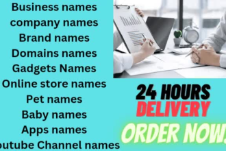 create business name, brand name, company name, domain name, pet name, baby name