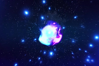 do space logo intro outro animation for youtube and other social media platforms
