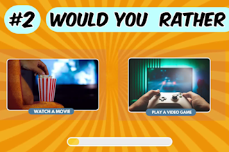 make would you rather trivia quiz videos for youtube channel