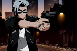 create a pro animation music, amv, mmv, mv, gmv style with best quality and edit
