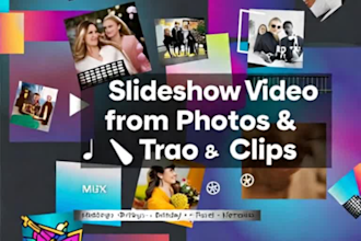 create stunning slideshow videos from your photos and videos
