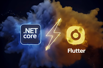 make multiplatform dot net core or flutter android or IOS or desktop mobile app
