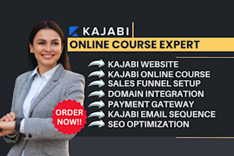 elearning course website kajabi website kajabi online course kajabi sales funnel