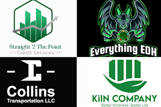 design business logo, brand identity, social media kit and ad