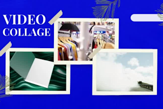 create amazing video, photo collage photo montage scrapbook from your pictures
